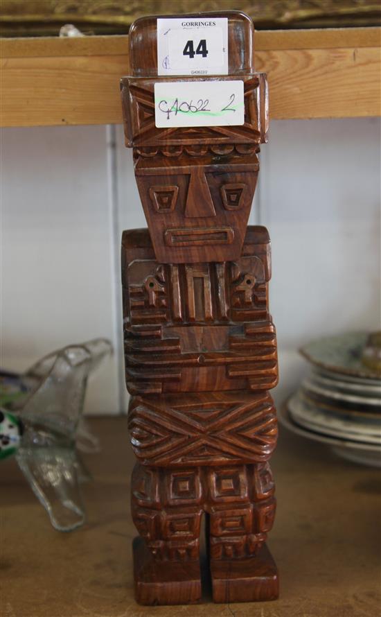 Oriental carved figure